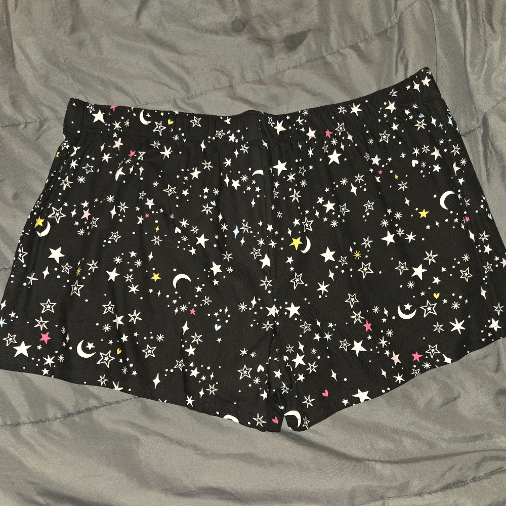 FINAL PRICE!! NWT!! JOYSPUN Starry Night Black Pajama Shorts - Picture 3 of 4